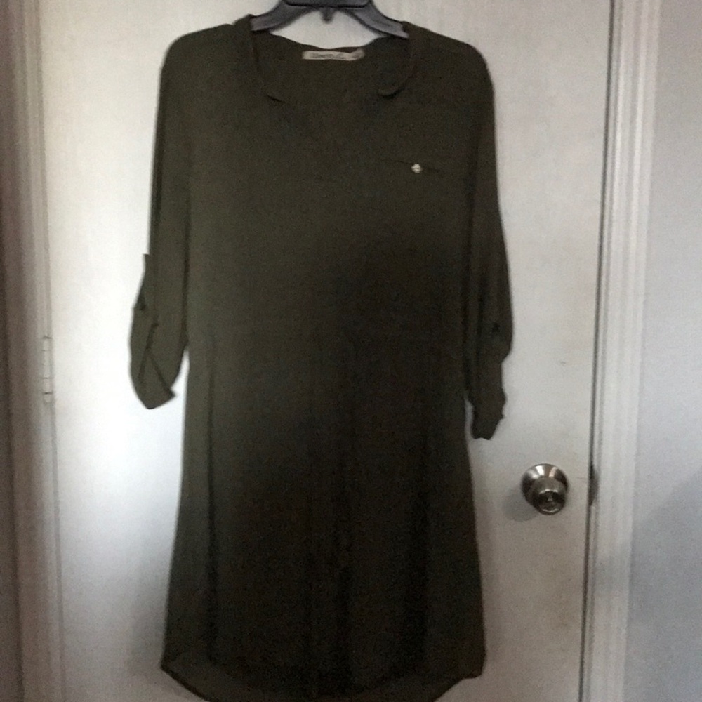 Liberty love hunter green dress